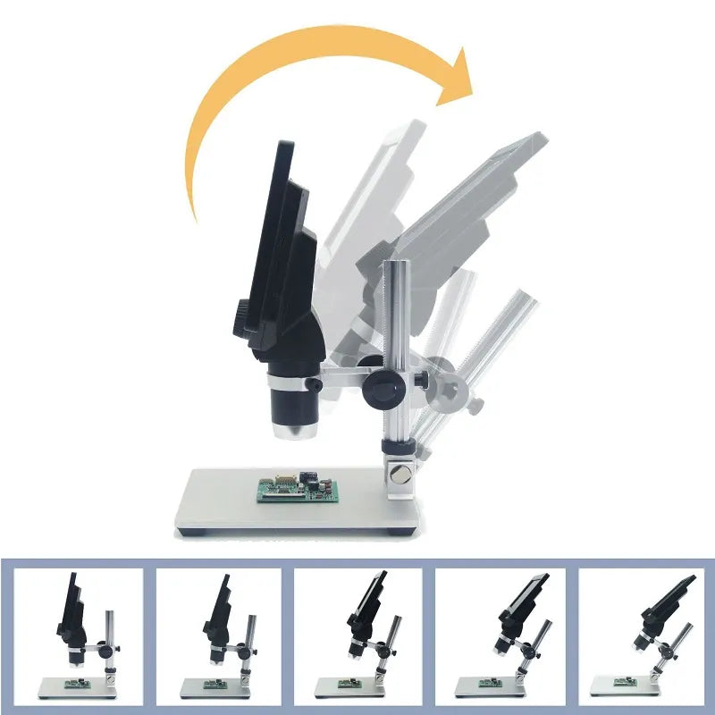 1200X Microscope Digital Portable 7" LCD Video Microscope