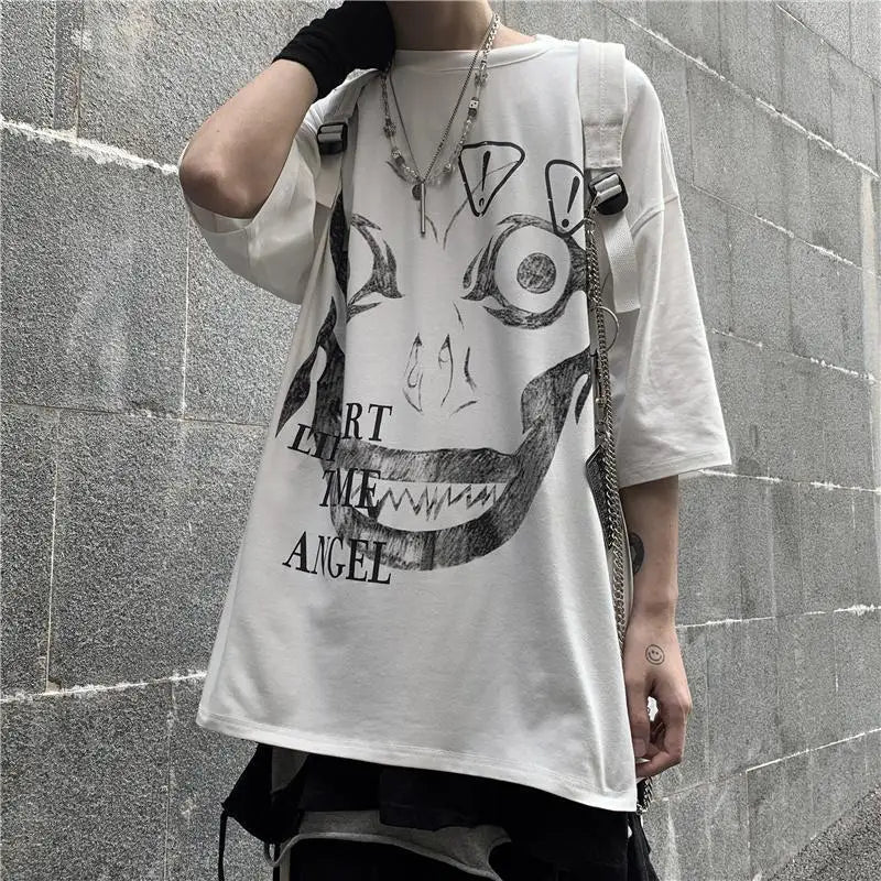 Street Graphic Basic Tees Male Tshirt