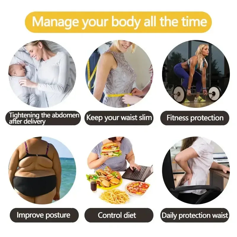 Silver Coating Sweat Sauna Waist Trainer Belt Adjustable Workout Body Shaper with Double Strap Zipper Silver Inner Black / L / United States