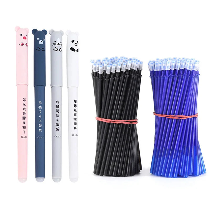 Kawaii Erasable Pens for Writing Notebooks