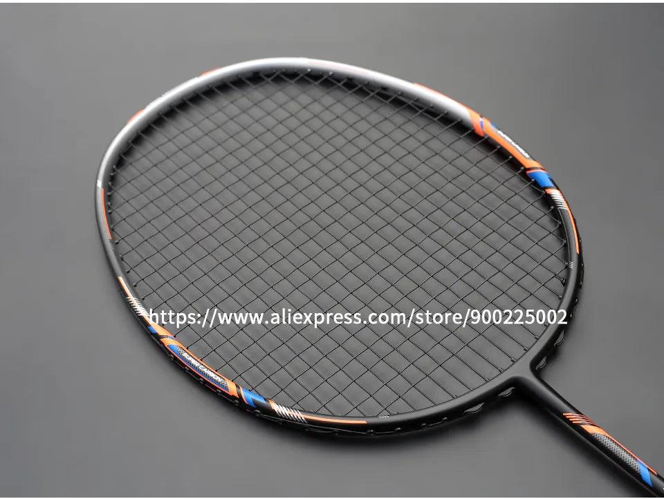 100% Full Carbon Fiber Strung Badminton Rackets