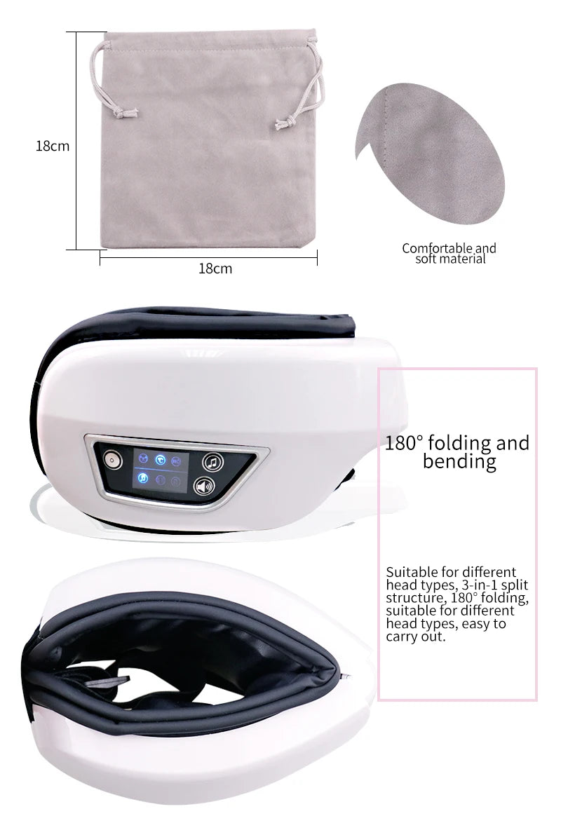 Eye Massager With Heat Smart Airbag Vibration