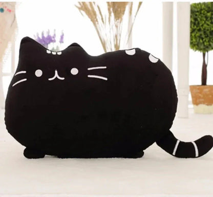Kawaii Cat Pillow With Zipper Gray / Cat Skin With Zipper