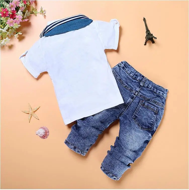 Summer Kids Clothes Boy Short Sleeve Cotton T-Shirt