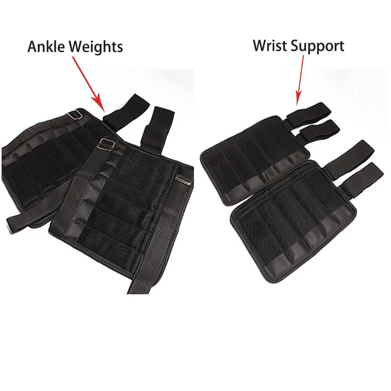 Adjustable Ankle Weights Wrist Support Strap Fitness