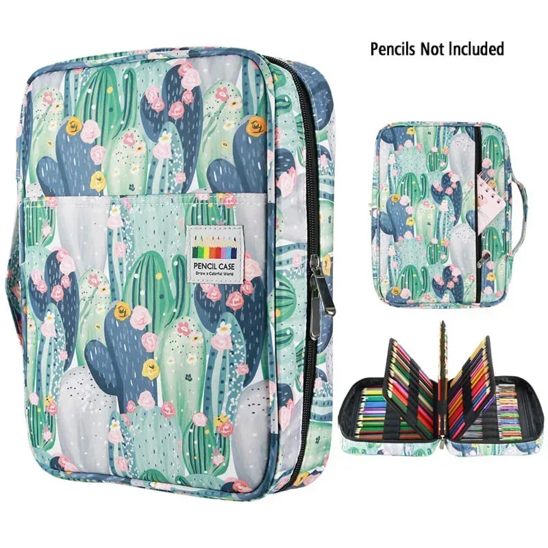 Pencil Bag Case Organizer cactus