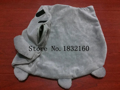 Kawaii Cat Pillow With Zipper Gray / Cat Skin With Zipper