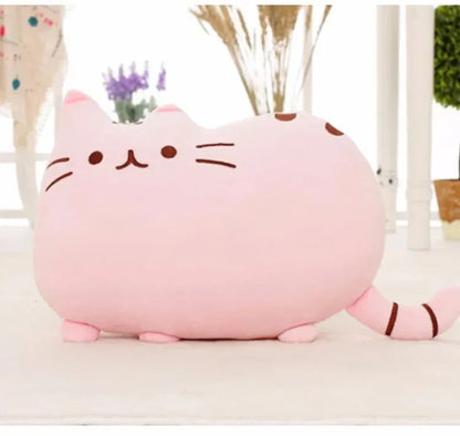 Kawaii Cat Pillow With Zipper Gray / Cat Skin With Zipper