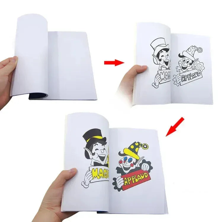 Magic Coloring Book Magic Tricks Cards S 13.6x10.5cm