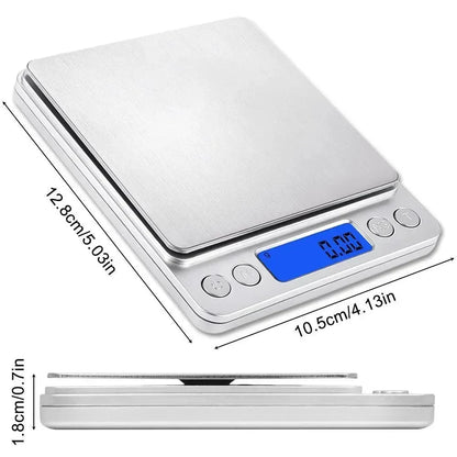 Mini Precision LCD Digital Kitchen Electronic Scales Weight 500g(0.01)