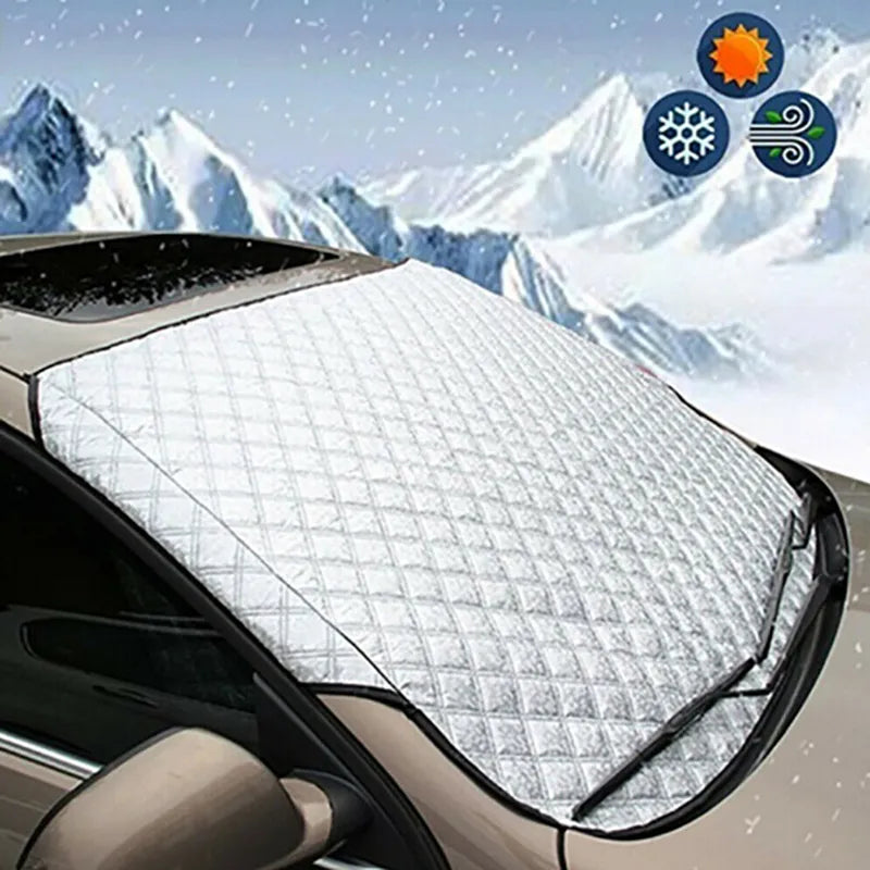 Car Windshield Sunshade Protector Snow Cover Winter Ice Frost Guard