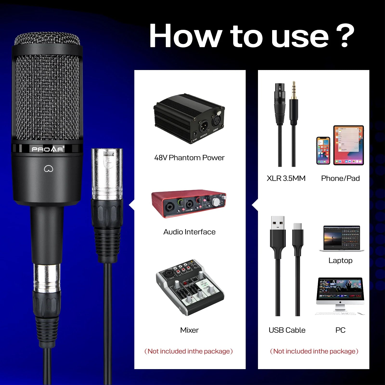 Professional Condenser Microphone