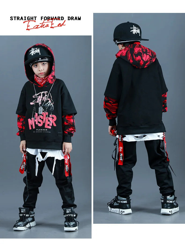 Kids Fashion Hip Hop Clothing Oversize