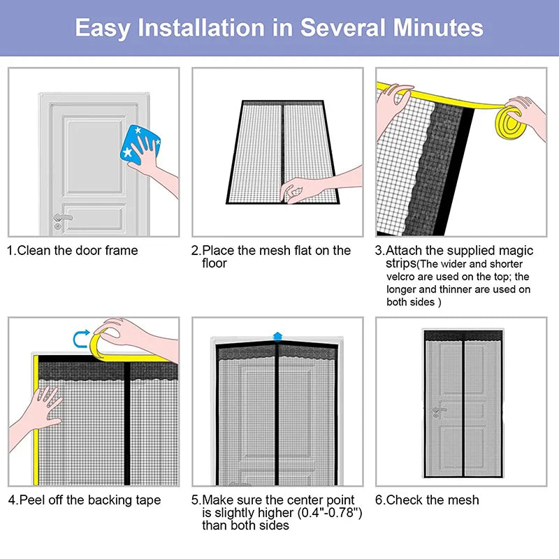 Magnetic Screen Door