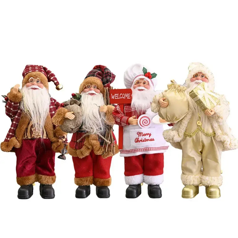 Portable Lifelike Santa Claus Figurine Christmas Decoration As pictures / United States