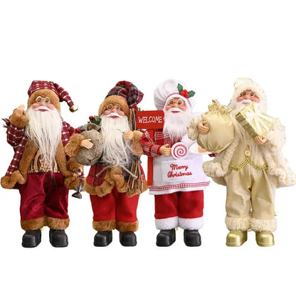 Portable Lifelike Santa Claus Figurine Christmas Decoration As pictures / United States