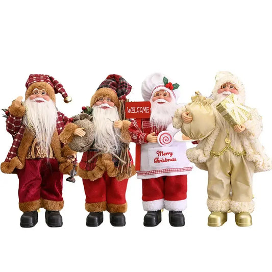 Portable Lifelike Santa Claus Figurine Christmas Decoration As pictures / United States