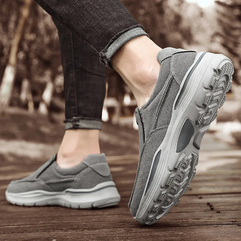 Denim Flat shoes Outdoor Sneakers