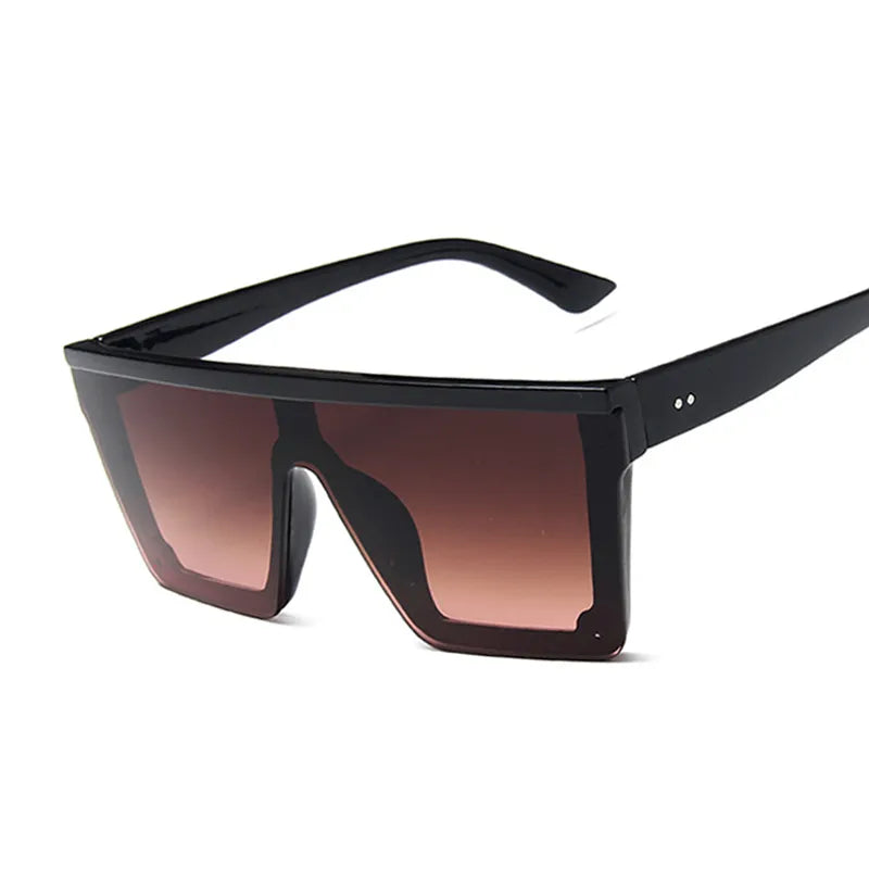 Black Fashion Square Sun Glasses Male