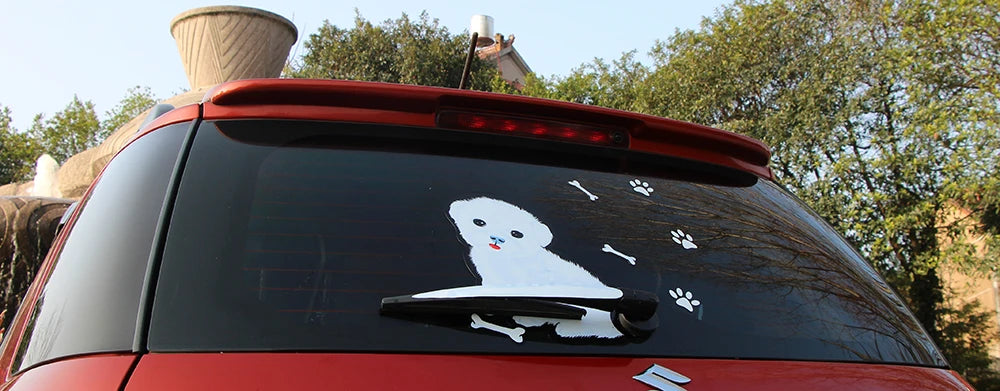 Tail Decal Wiper Animal Pattern