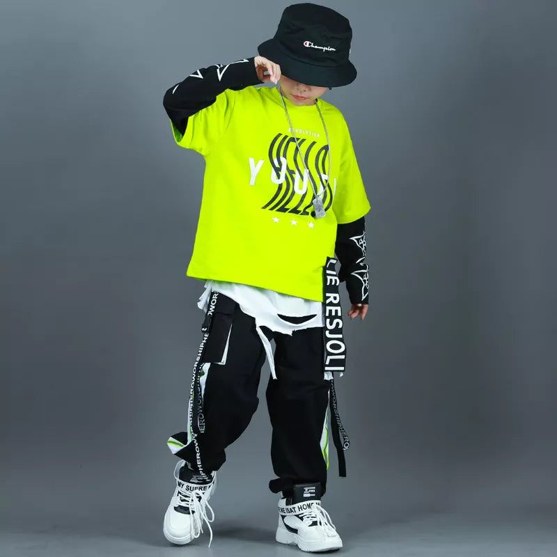 Kids Fashion Hip Hop Clothing Oversize