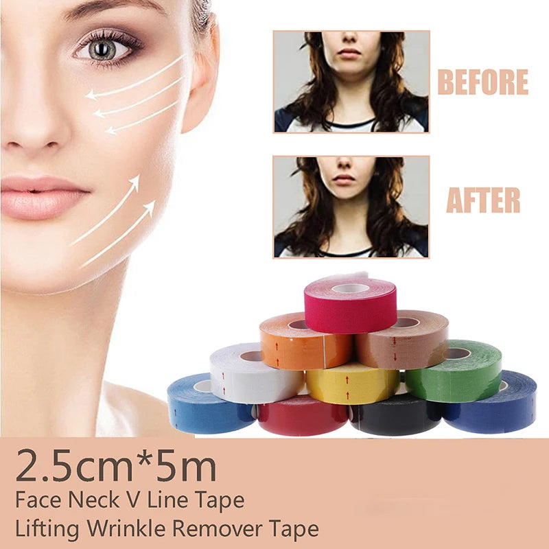 V Line  Kinesiology Tape For Face Neck Eyes Lifting Wrinkle Remover