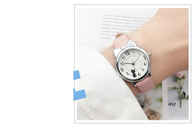 clocks for Girls clock WristWatch rosette Watches