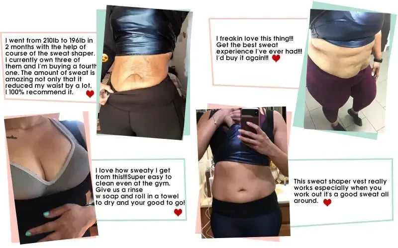 Women's Heat Trapping Vest Sweat Sauna Body Shaper Hot Corset Fat Burner Blue / 4XL-5XL / United States