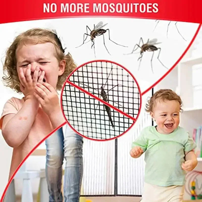 Magnetic Screen Door Black / 80X210CM