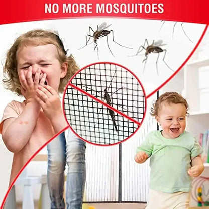 Magnetic Screen Door Black / 80X210CM