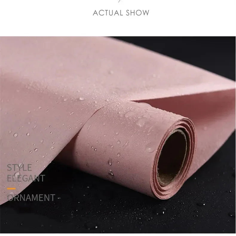 Roll Flower Solid Color Packaging Papers Minx