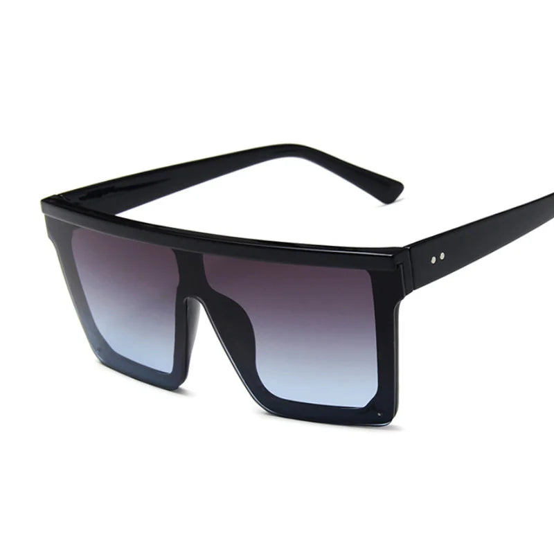 Black Fashion Square Sun Glasses Male