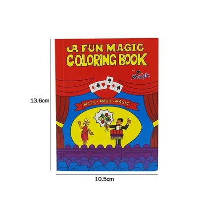 Magic Coloring Book Magic Tricks Cards S 13.6x10.5cm