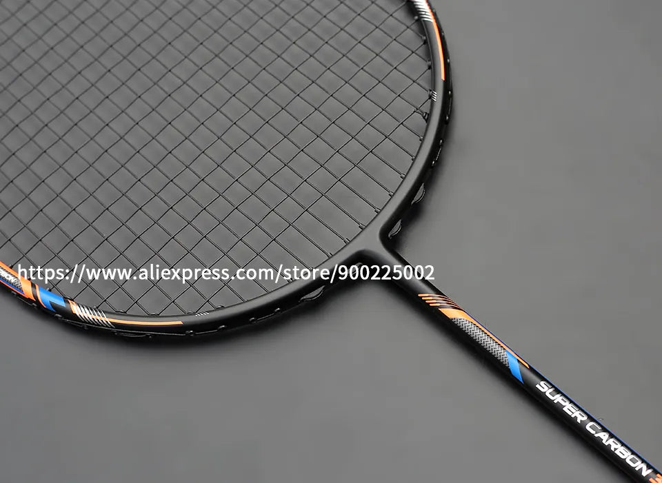 100% Full Carbon Fiber Strung Badminton Rackets