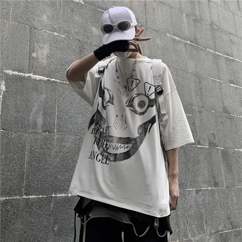 Street Graphic Basic Tees Male Tshirt