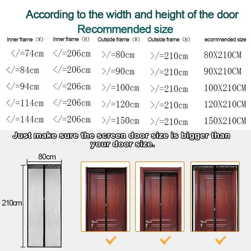 Magnetic Screen Door