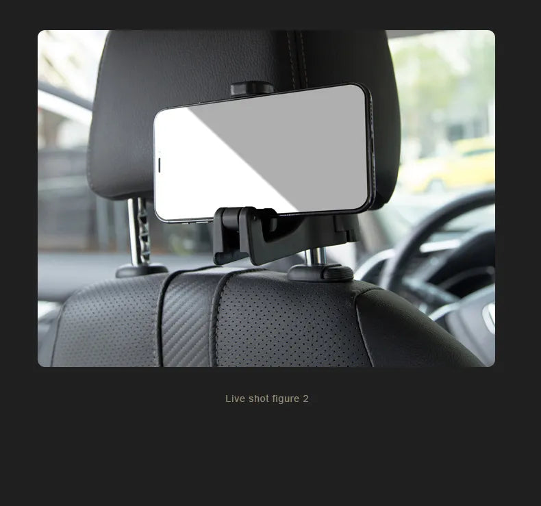 Car Headrest Hook & Phone Holder