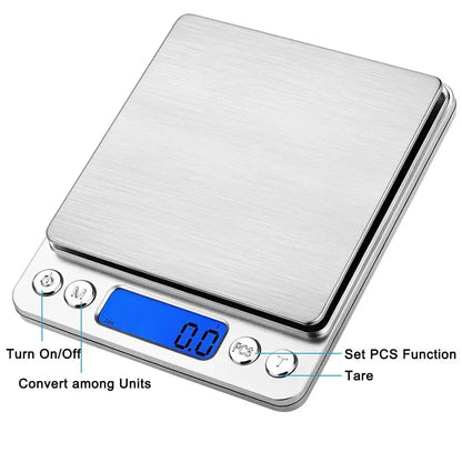 Mini Precision LCD Digital Kitchen Electronic Scales Weight 500g(0.01)