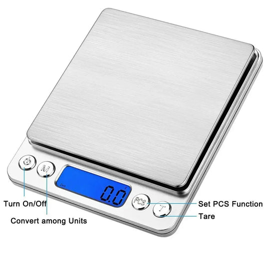 Mini Precision LCD Digital Kitchen Electronic Scales Weight 500g(0.01)