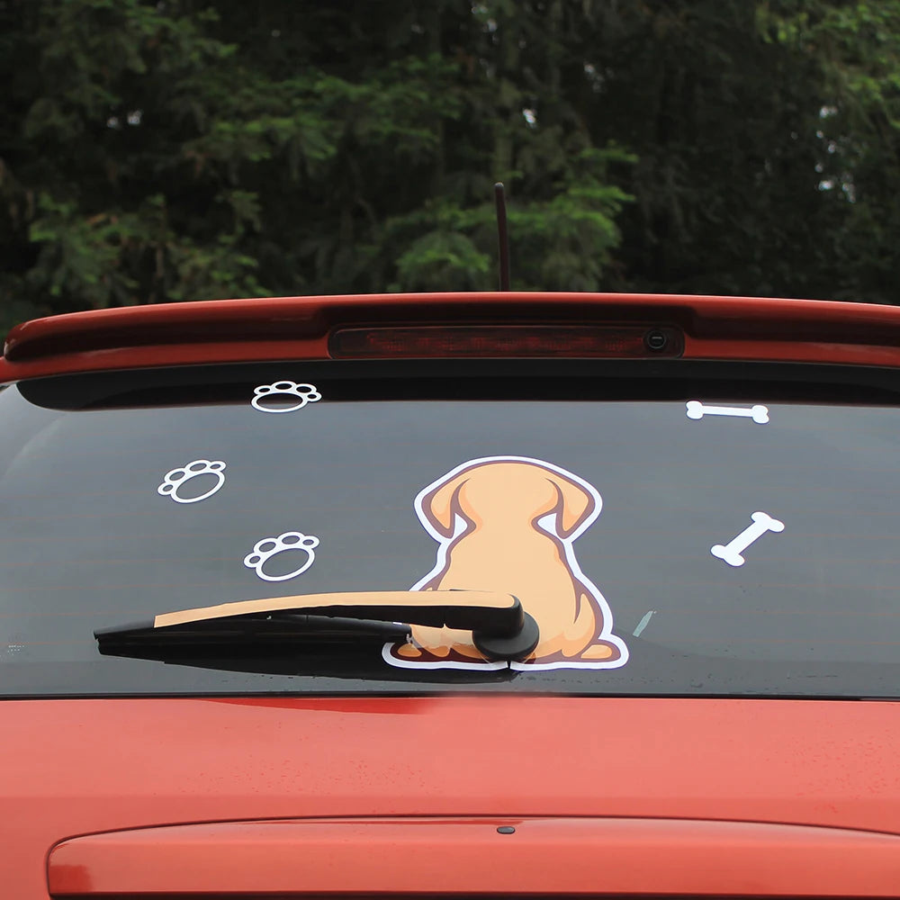 Tail Decal Wiper Animal Pattern