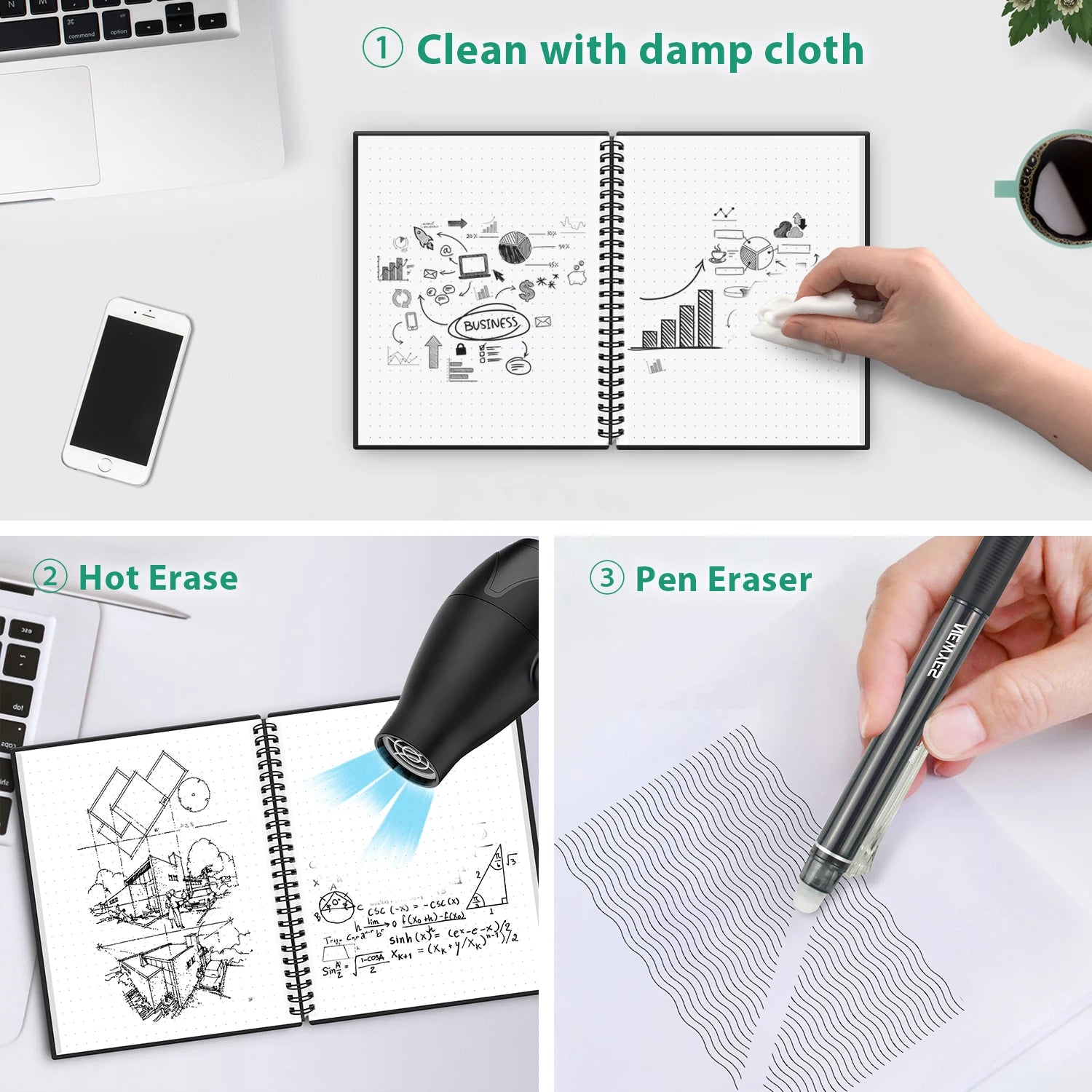 Erasable Wirebound Notebook