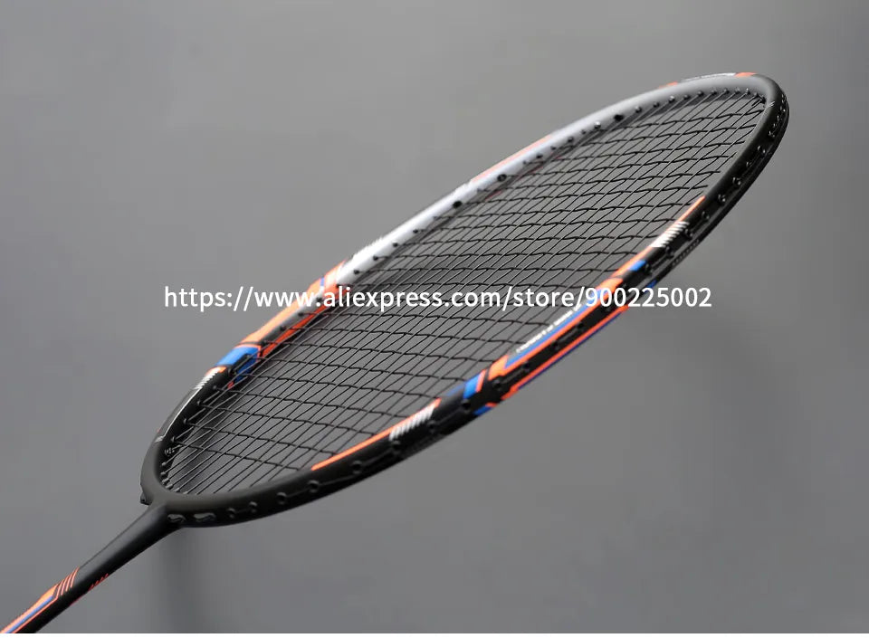 100% Full Carbon Fiber Strung Badminton Rackets