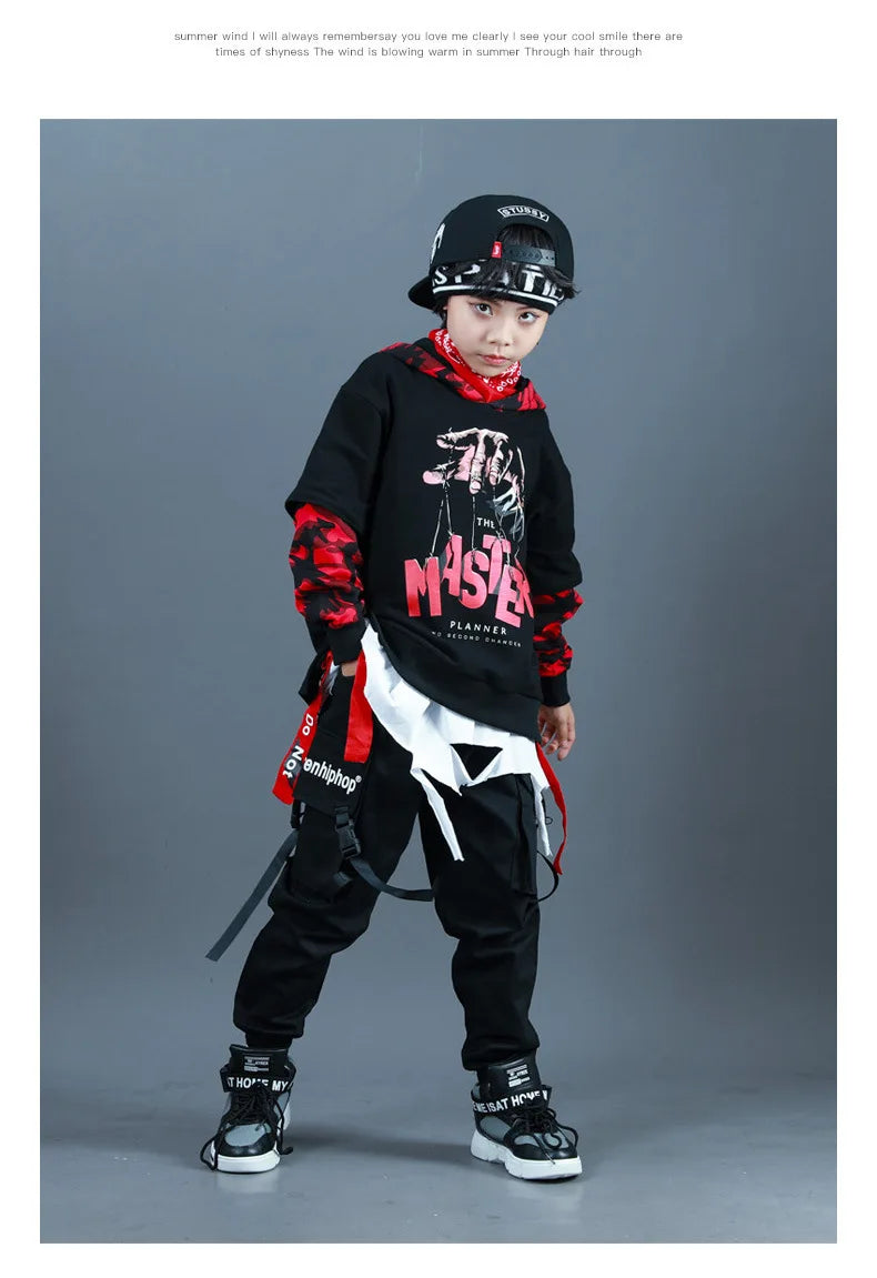 Kids Fashion Hip Hop Clothing Oversize