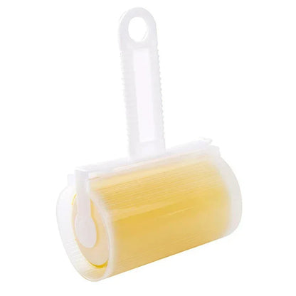 Sticky lint roller Yellow with cover