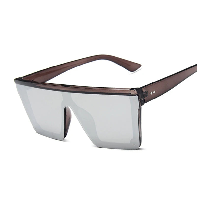 Black Fashion Square Sun Glasses Male