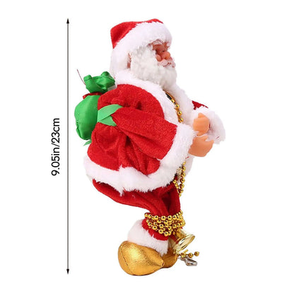 Electric Climbing Santa Claus Decoration – Animated Christmas Ornament A / United States