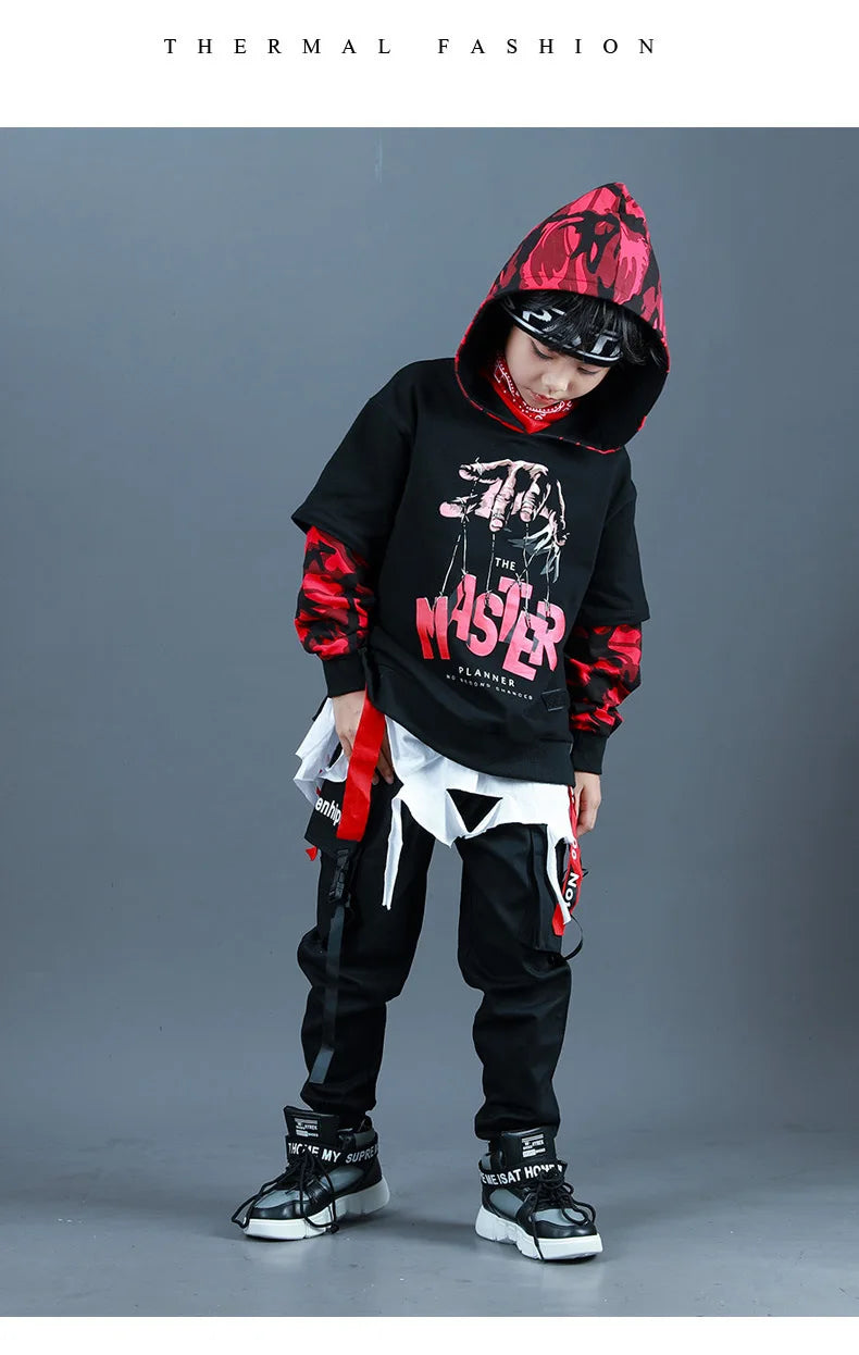 Kids Fashion Hip Hop Clothing Oversize