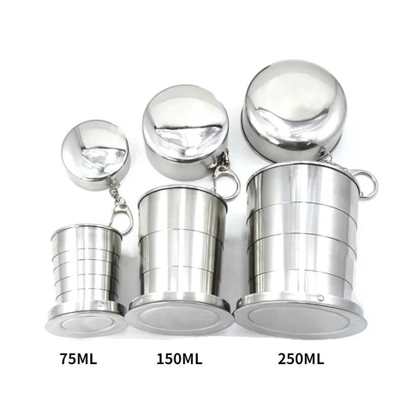 Stainless Steel Folding Cup 75/150/250ML