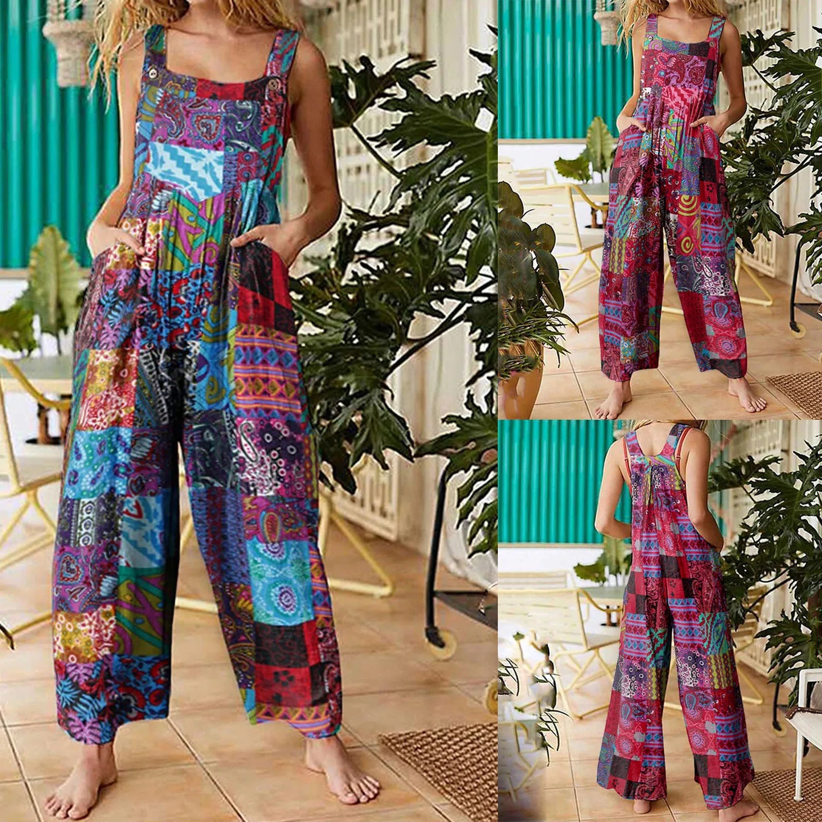 Ethnic Style  Jumpsuits