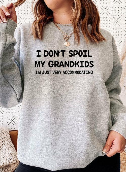 I Dont Spoil My Grandkids Sweat Shirt Medium / Athletic Heather